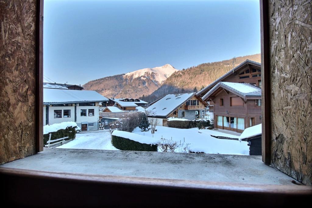 Appartement à 600m des remontées mécaniques, centre Morzine, chalet les Joux Esterno foto